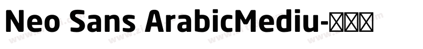 Neo Sans ArabicMediu字体转换